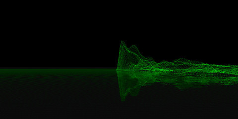 Image showing Green mesh