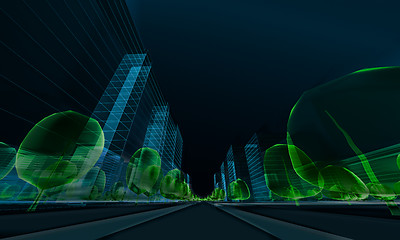 Image showing Night city