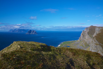 Image showing Cliffs on Lofoten