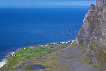 Image showing Coastal cliffs in Norway