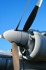 Image showing RAF Shackleton Aircraft Engine