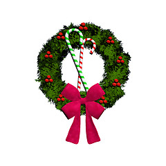 Image showing Christmas Wreath