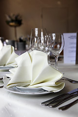 Image showing Elegant table setting