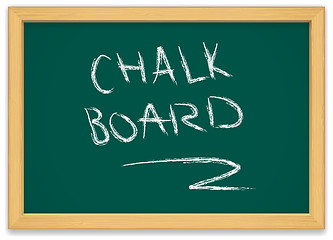 Image showing chalk board