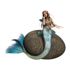 Image showing Sad Mermaid