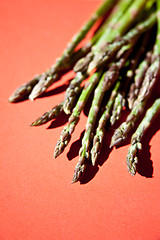 Image showing fresh green asparagus 