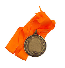 Image showing Old medal isolated