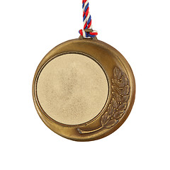 Image showing Old medal isolated