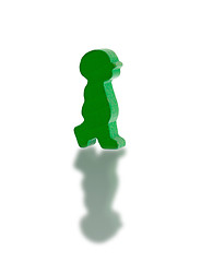 Image showing Special pawn with reflection