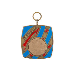 Image showing Old medal isolated