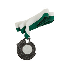 Image showing Old medal isolated