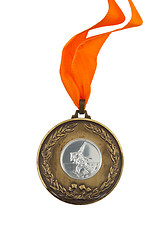 Image showing Old medal isolated