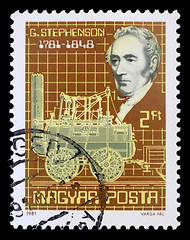 Image showing HUNGARY - CIRCA 1981: stamp printed by Hungary, shows George Ste