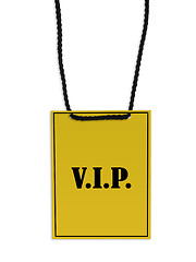 Image showing V.I.P. backstage pass