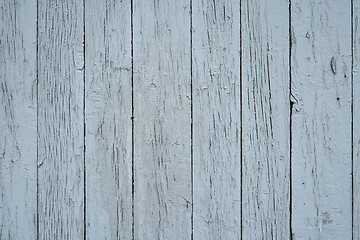 Image showing Blue painted wood background