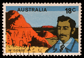 Image showing Stamp printed in Australia shows William Gosse