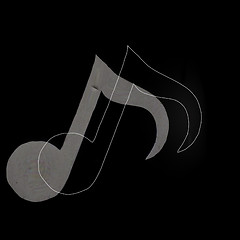 Image showing musical note