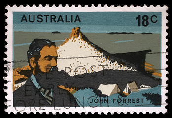 Image showing Stamp printed in Australia shows John Forrest