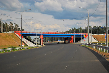 Image showing Junction of the motorway.