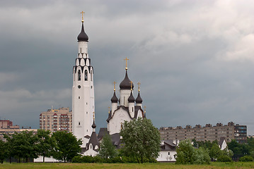 Image showing The tower of the Orthodox Church.