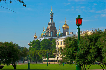 Image showing View of the Church of the Savior on blood.