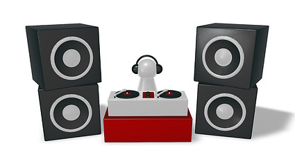 Image showing disc jockey