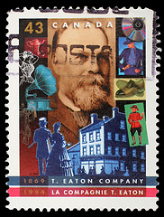 Image showing Stamp printed by Canada, shows T. Eaton Company