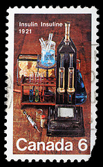 Image showing Stamp printed by Canada, shows Laboratory Equipment