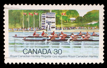 Image showing Stamp printed by Canada, shows Royal Canadian Henley Regatta