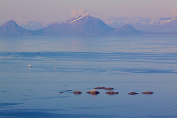 Image showing Norwegian coastline