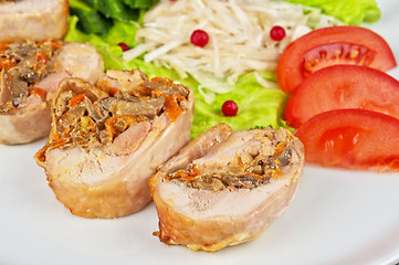 Image showing Chicken rolls