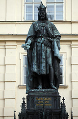 Image showing Statue of Charles IV in Prague, Czech Republic