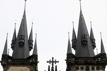 Image showing Church of Virgin Maria Before Tyn, Prague, Czech republic