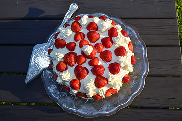 Image showing Strawberry cake