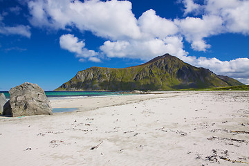 Image showing Beach on Lofoten