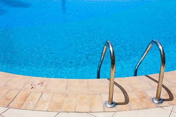 Image showing Swimming pool detail
