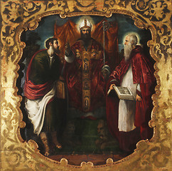 Image showing Saint Mark, Saint Jerome and Saint Barthelemy