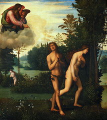 Image showing Expulsion of Adam and Eve from paradise
