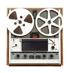 Image showing Retro Open Reel audio recorder