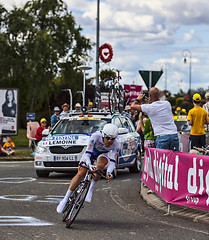 Image showing The French Cyclist Cyril Lemoine