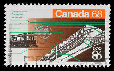 Image showing Stamp printed in Canada from the 