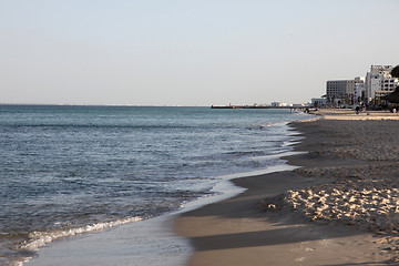 Image showing Beach Hammamet, Tunisia