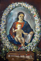 Image showing Blessed Virgin Mary with baby Jesus