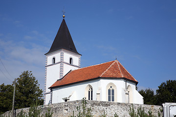 Image showing Beautiful small rural church in Croatia