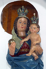 Image showing Blessed Virgin Mary with baby Jesus