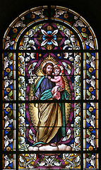 Image showing Saint Joseph with child Jesus