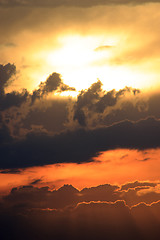 Image showing Sunset skyscape