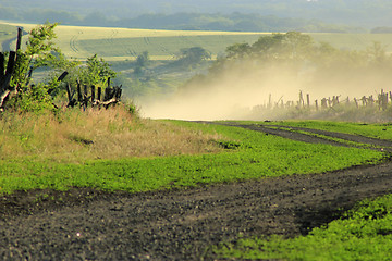 Image showing Country road curve