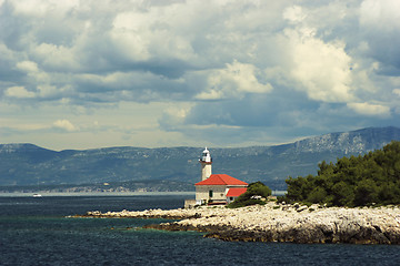 Image showing Lighthouse on Brac island Croatia