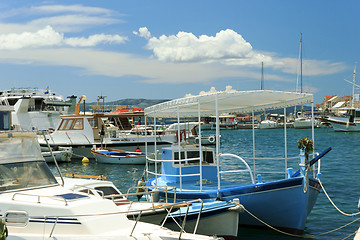 Image showing Boats at Bol harbor